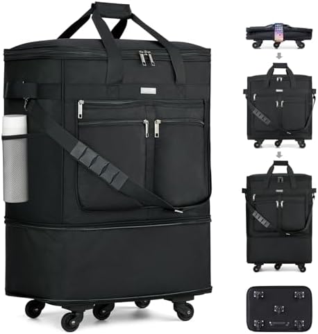 Amazon.com | ROLLINK Foldable Flex 360 Large Checked Suitcase 29